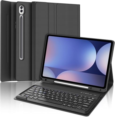 Occtingkind, Tastatur für Samsung Galaxy Tab S10 Plus/S9 Plus/S9 FE Plus 12,4 Zoll, Hülle mit magnetischer, abnehmbarer Bluetooth-Tastatur für Samsung S10+/S9+/S9 FE+, italienisches Layout, USB C Occtingkind, Tastatur für Samsung Galaxy Tab S10 Plus/S9 Plus/S9 FE Plus 12,4 Zoll, Hülle mit magnetischer, abnehmbarer Bluetooth-Tastatur für Samsung S10+/S9+/S9 FE+, italienisches Layout, USB C von Occtingkind