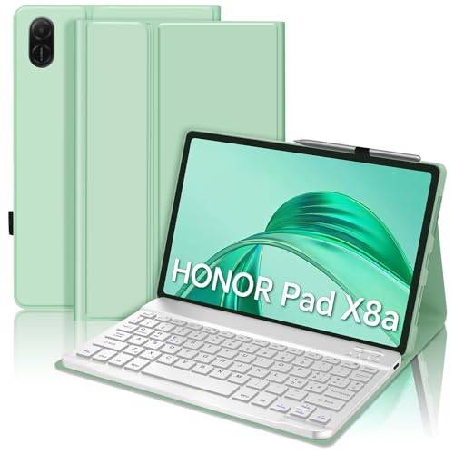 Occtingkind Schutzhülle mit Tastatur für Honor Pad X8a 2024 11 Zoll | Abnehmbare magnetische Schutzhülle | Bluetooth Tastatur | Italienisches QWERTY-Layout | Ohne Hintergrundbeleuchtung | USB C | Grün Occtingkind Schutzhülle mit Tastatur für Honor Pad X8a 2024 11 Zoll | Abnehmbare magnetische Schutzhülle | Bluetooth Tastatur | Italienisches QWERTY-Layout | Ohne Hintergrundbeleuchtung | USB C | Grün von Occtingkind