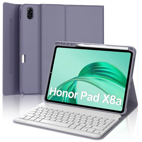 Occtingkind Tastaturhülle für Honor Pad X8a 11 Zoll, AZERTY, Französisch, Bluetooth-Tastatur, magnetisch, abnehmbar, mit Stifthalter, für Honor Pad X8a 11 Zoll 2024, Violett Occtingkind Tastaturhülle für Honor Pad X8a 11 Zoll, AZERTY, Französisch, Bluetooth-Tastatur, magnetisch, abnehmbar, mit Stifthalter, für Honor Pad X8a 11 Zoll 2024, Violett von Occtingkind