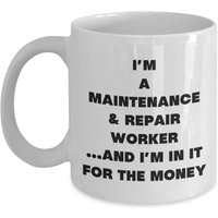 Ich Bin Ein Wartungs- Und Reparaturarbeiter Becher - Kaffeetasse Geschenke Für Wartungs-Reparatur-Arbeiter von OccupationGifts