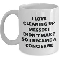 Ich Wurde Ein Concierge-Becher - Kaffeetasse Concierge-Geschenke Lustige Neuheit Geburtstags-Geschenk-Idee von OccupationGifts