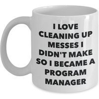 Ich Wurde Ein Programm-Manager-Becher - Kaffeetasse Programm-Manager-Geschenke Lustige Neuheit-Geburtstags-Geschenk-Idee von OccupationGifts