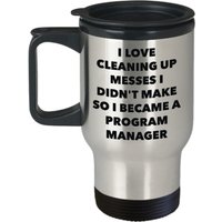 Ich Wurde Ein Programm-Manager-Reisebecher - Programm-Manager-Geschenke Lustige Neuheit-Geburtstags-Geschenk-Idee von OccupationGifts
