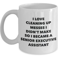 Ich Wurde Ein Senior Chef Assistent Tasse - Kaffeetasse Geschenke Lustige Neuheit Geburtstag Geschenk Idee von OccupationGifts