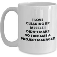 Ich Wurde Projektleiter Tasse - Kaffeetasse Geschenke Lustige Neuheit Geburtstag Geschenk Idee von OccupationGifts