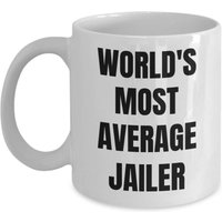 Jailer Becher - Kaffeetasse Weltweit Durchschnittlichste Jailer- Geschenke von OccupationGifts