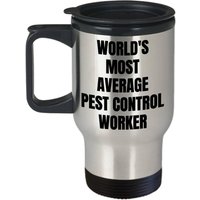 Pest Control Worker Reisebecher - Isolierte Becher Kaffeetasse Durchschnittlichste Schädlingskontrolle von OccupationGifts
