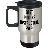 Pilates-Trainer-Reisebecher - Bester Pilates-Lehrer Aller Zeiten Lustiger Isolierter Becher Geburtstags-Weihnachts-Gag-Geschenke von OccupationGifts