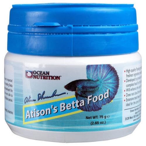 multihobbie® Lebensmittel Fisch Betta atison 's Betta Food Premium 75 Grs Essen Fisch Kämpfer von Ocean Nutrition