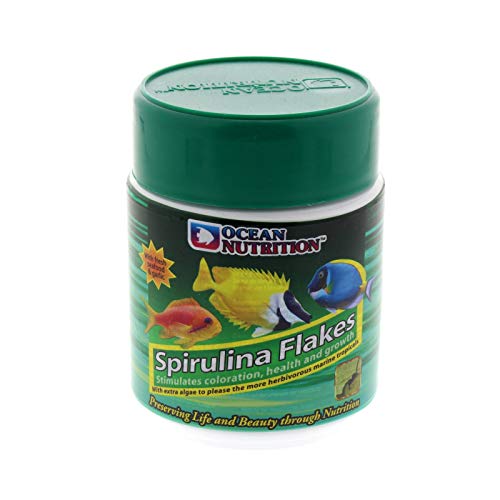 Spirulina-Flocken Fischfutter, 34 g von Ocean Nutrition