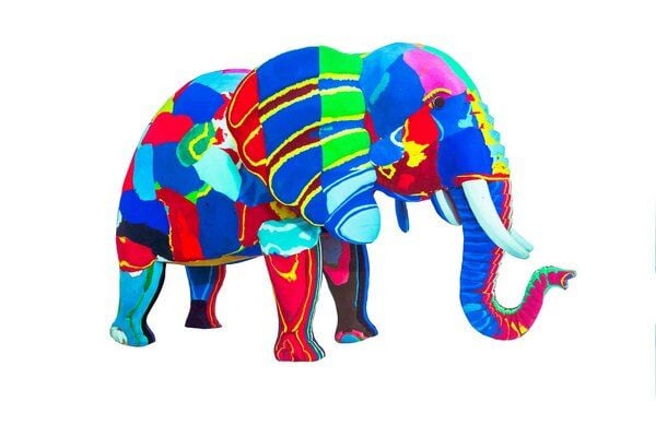 Ocean Sole Tierfigur Elefant aus Flipflops von Ocean Sole