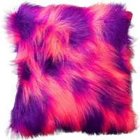 Fluffiger Pink & Lila Camouflage Kissenbezug, Toller Lustiger Stoff Mit Einem 75mm Langen Weichen Flor. Funky Dekorativer Bezug Für 18 "x 18" Kissen von OceaniaLegendsDesign