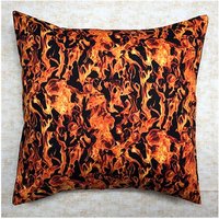 Tolles Design, Drachen Tanzen in Den Flammen Kissenbezug Passt Für Ein 18 "x 18" Kissen, Dekokissen Wohnkultur Aus 100% Baumwolle von OceaniaLegendsDesign