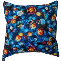Wunderschöner Designer-Kissenbezug Für Galaxy Space & Planets 100% Baumwolle von OceaniaLegendsDesign