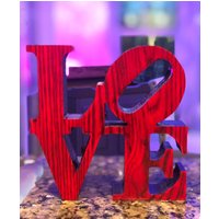 Philadelphia Love Park Holztischschild Heimatstadt Geschenk von OceanicInteriors