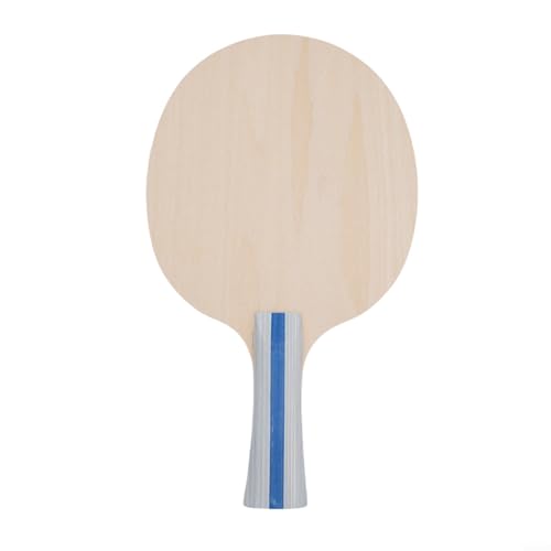 1 x Tischtennisschläger, ideal für Anfänger, die das Spielen lernen, mit leichtem Holz-Design (langer Griff) von Oceanlend