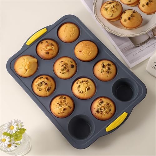 12 Löcher Silikon Muffinblech Mini Muffinform Muffinform Muffinform für Muffins Cupcakes Mini Kuchen Backöfen Mikrowelle Gefrierschrank Geschirrspüler 12 Löcher Silikon Muffinblech Mini Muffinform Muffinform Muffinform für Muffins Cupcakes Mini Kuchen Backöfen Mikrowelle Gefrierschrank Geschirrspüler von Oceanlend