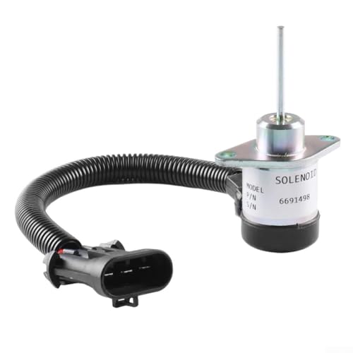 12 V DC Kraftstoffabsperr-Magnetventil, kompatibel mit Bobcat Skid Control Loaders425/435 Serie und Baggern S130/S175 Serie, für 325/328/329 von Oceanlend