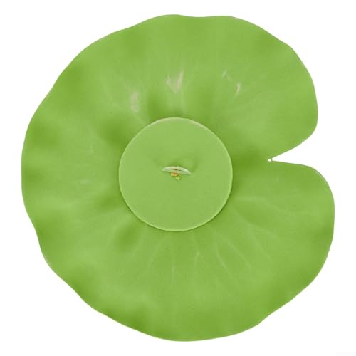 18 cm schwimmende Lotusblume für Aquarien und Teiche, dekorative künstliche Seerose (hellviolett) von Oceanlend
