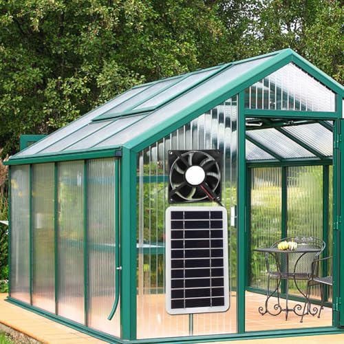 2 W Solarpanel-Abluftventilator, tragbarer Solar-Lüftungsventilator, für Hühnerställe, Gewächshäuser und Dachböden in verschiedenen Umgebungen 2 W Solarpanel-Abluftventilator, tragbarer Solar-Lüftungsventilator, für Hühnerställe, Gewächshäuser und Dachböden in verschiedenen Umgebungen von Oceanlend