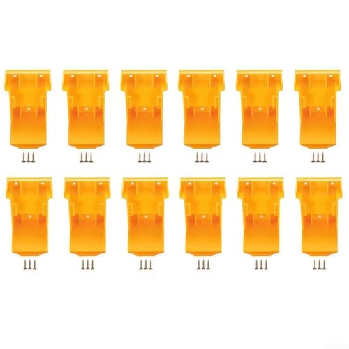 2-in-1 Batteriehalter und Werkzeughalterung, kompatibel mit Dewalt 20 V und 18 V Batterien, einschließlich DCB203, DCB206, DCB180 für Unordnung am Arbeitsplatz, 12 Stück 2-in-1 Batteriehalter und Werkzeughalterung, kompatibel mit Dewalt 20 V und 18 V Batterien, einschließlich DCB203, DCB206, DCB180 für Unordnung am Arbeitsplatz, 12 Stück von Oceanlend
