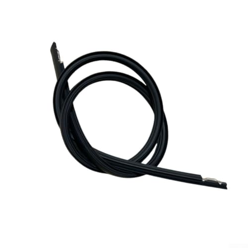 2 x Dachleisten-Formteil, ABS, schwarz, Ersatz für Honda Civic 2001–05 DX EX für LX 74306-S5A-J01 von Oceanlend