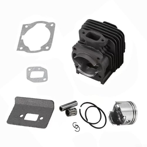 44 mm Zylinderkolben-Set, Aluminium-Zylinder-Kolben-Set, kompatibel mit 52CC 44F-5 Motorbürstenschneidemaschine von Oceanlend