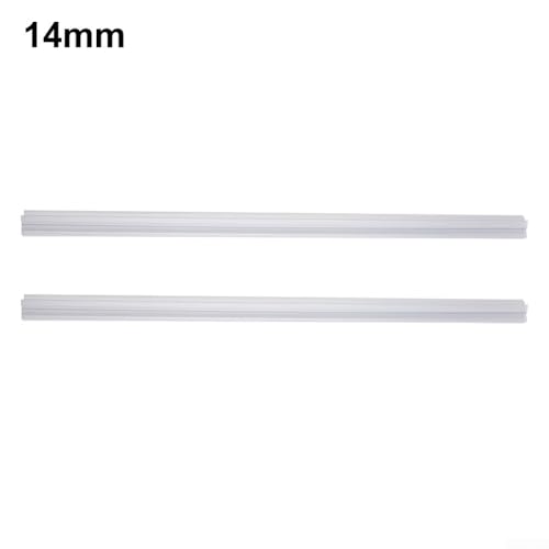 50 cm Ersatz-Duschdichtung, 2 Wasserabweiser für Glastüren, verstellbar für perfekte Passform (14 mm) von Oceanlend