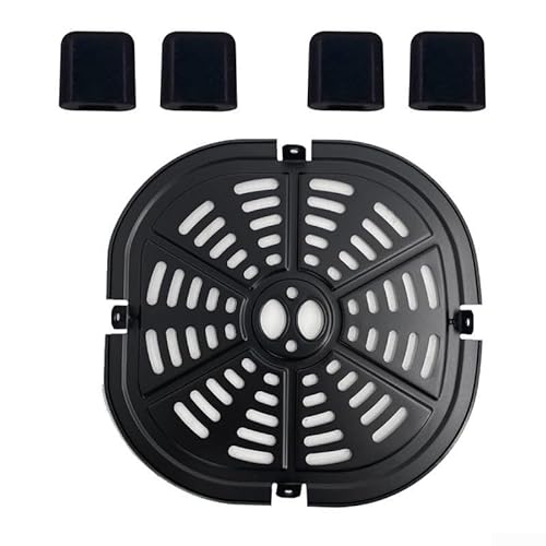 Air Fried Plate Tray, Air Fryer Grill Pan Replacement, Air Fryer Crisper Plate Grill Plate Tray Accessories, With 4 Corner Protectors, For Dishwasher Air Fried Plate Tray, Air Fryer Grill Pan Replacement, Air Fryer Crisper Plate Grill Plate Tray Accessories, With 4 Corner Protectors, For Dishwasher von Oceanlend