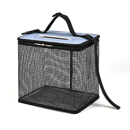 Angelkäfig mit weichem Gummi-Netz und einfachem Zugang zum Fangen von Garnelen (28 x 21 x 26 cm) von Oceanlend