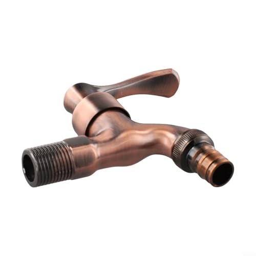 Antike Bronze Outdoor Wasserhahn für Waschmaschine und Garten Ästhetik (Rotbronze) von Oceanlend