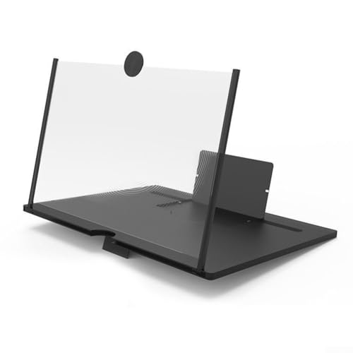 Ausziehbare Halterung für Handy-Bildschirme mit Desktop-Ständer, verstellbare Winkel für bequemes Ansehen und Surfen von Smartphones (55,9 x 41,6 x 20,3 cm, schwarz) von Oceanlend