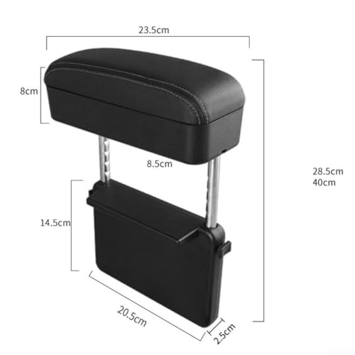 Auto Armlehne Aufbewahrungsbox Auto Sitz Armlehne Box Multifunktionale Aufbewahrungstasche Passend für die meisten Autos/SUVs, 28,5 x 23,5 x 20,5 cm, Schwarz Auto Armlehne Aufbewahrungsbox Auto Sitz Armlehne Box Multifunktionale Aufbewahrungstasche Passend für die meisten Autos/SUVs, 28,5 x 23,5 x 20,5 cm, Schwarz von Oceanlend