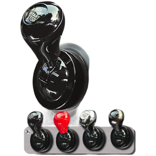 Auto-Startknopf-Hebelabdeckung aus Legierung, entworfen für die Montage mit Schutzpolsterung und reibungsloser Hebelbedienung für die Motorsteuerung (allgemeines Modell Gunmetal Gray) von Oceanlend