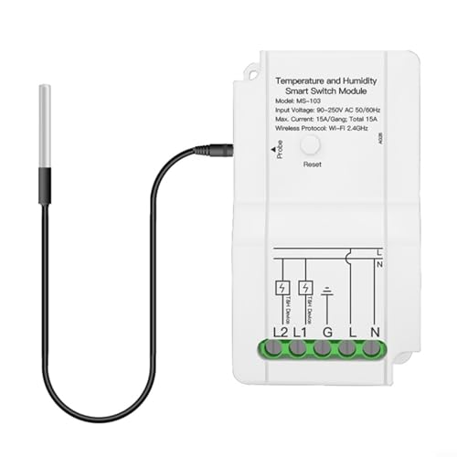 Benutzerfreundlicher WLAN-Temperatur-Feuchtigkeitsregler für einfache Kalibrierung von Oceanlend