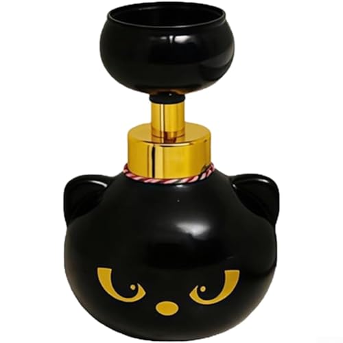 Cute For Cat Paw Schaumseifenspender mit nachfüllbarer Schaumstoffpumpe, kompatibel mit verschiedenen schäumenden Flüssigkeiten, perfekte Ergänzung für jedes Badezimmer oder jede Küche (1) von Oceanlend
