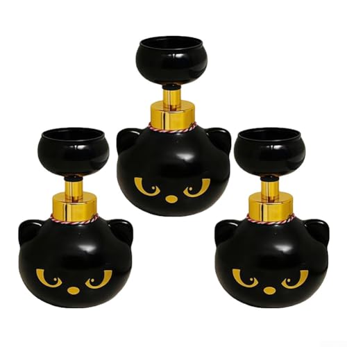 Cute For Cat Paw Schaumseifenspender mit nachfüllbarer Schaumstoffpumpe, kompatibel mit verschiedenen schäumenden Flüssigkeiten, perfekte Ergänzung für jedes Badezimmer oder jede Küche (3) von Oceanlend
