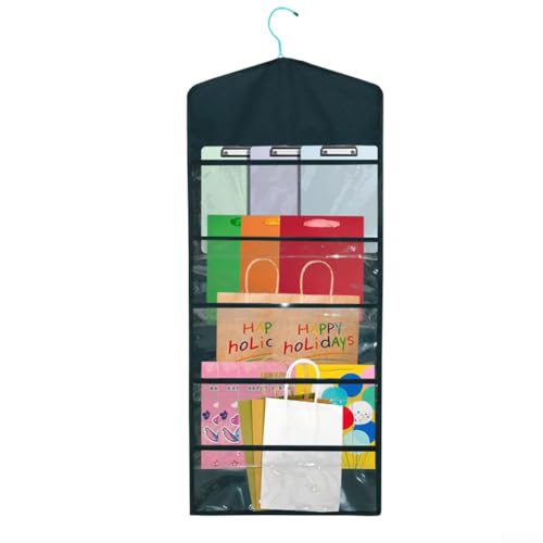 Doppelseitige Einkaufstasche, faltbarer Hängeorganizer, mit Taschen und Abschnitten, für Taschen und andere festliche Utensilien Doppelseitige Einkaufstasche, faltbarer Hängeorganizer, mit Taschen und Abschnitten, für Taschen und andere festliche Utensilien von Oceanlend
