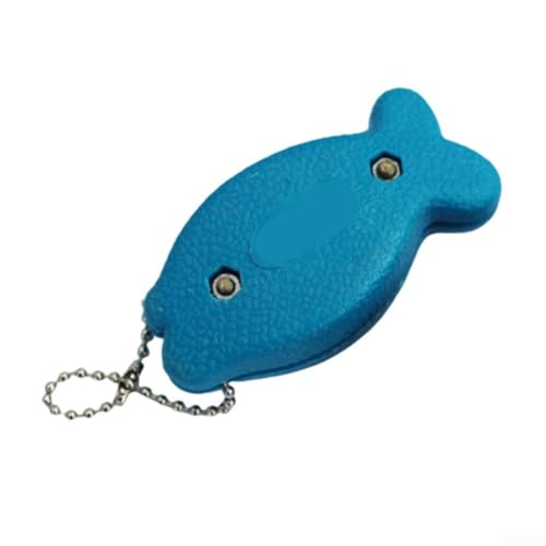 Dual Grit 80/100 Eiskunstlaufkufe mit verstellbarer Breite zur Erhaltung der Kanten für alle Schlittschuhe ohne Strom (blau) von Oceanlend