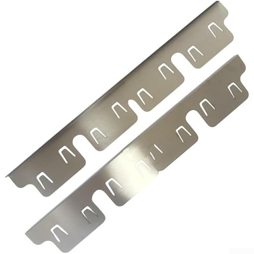 Einfache Wartung, Edelstahl-Herdspaltabdeckung, passt nahtlos zwischen Geräte und Arbeitsplatten (Silber) von Oceanlend