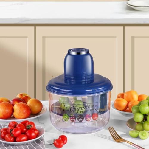 Elektrische Traubenschälmaschine, automatisches Obst-Tomatenschäler-Werkzeug, One-Touch-Bedienung, multifunktionale Hochgeschwindigkeitsschäler für die Küche zu Hause (blau) von Oceanlend