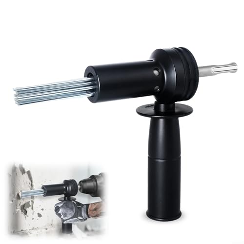 Elektrischer Hammer Nadel Scaler Adapter - 18 Nadeln Ergonomischer SDS-Schaft Elektrischer Hammer Nadel Scaler Adapter, Rostentferner Beton Bohrwerkzeug von Oceanlend