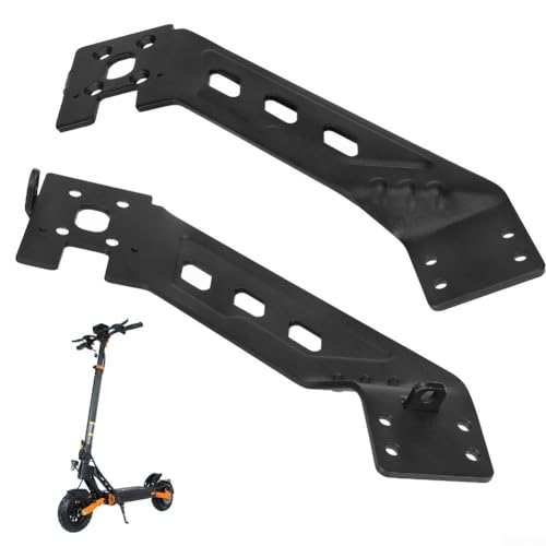 Elektroroller links/rechts Seitenrahmen, kompatibel mit Kukirin G2 Pro DB-Roller, Aluminium-Legierung, Seitenrahmen-Stützbalken, leichtes Design (links + rechts schwarz) von Oceanlend