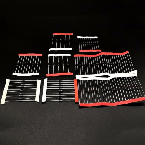 Essential DIY Elektronisches Set LED Dioden, Kondensatoren, Transistoren Widerstand Leds Dioden Elektrolytkondensator Transistor von Oceanlend