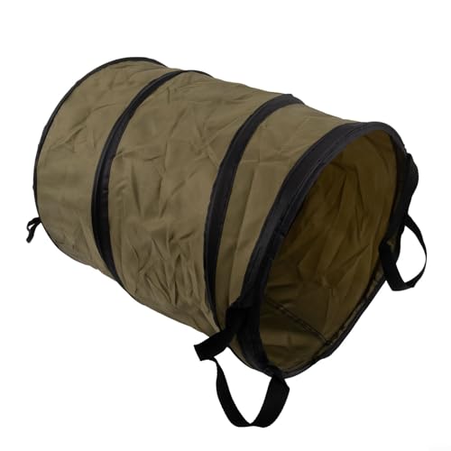 Faltbarer Camping-Mülleimer für Outdoor-Aktivitäten und Autogebrauch, aus 420D Oxford-Gewebe, zusammenklappbares Design, perfekt für die Aufbewahrung von Garten- und Hofabfällen von Oceanlend