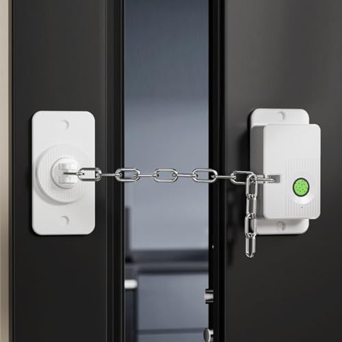 Fingerabdruck-Kindersicherung, intelligenter digitaler Fensterbegrenzer, Typ-C-Schnelllade-Fenster-Sicherheitsschlösser für Schränke und Schubladen (weiß) von Oceanlend