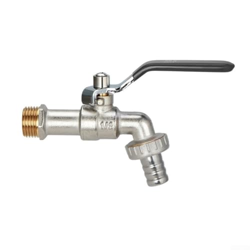 Frostschutz-Gartenbewässerungs-Wasserhahn-Ventil, Ersatz-Einzelauslass für 1/2 und 3/4 Zoll Schlauch, Verwendung in Outdoor-Gartenbewässerungs- und Bewässerungssystemen (schwarz) von Oceanlend