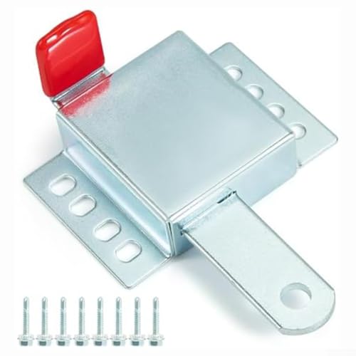 Garagentorschloss aus Stahl, robustes Design für lange Lebensdauer und starken Schutz, Achat-Bruch mit 8 selbstschneidenden Schrauben für sichere Montage Garagentorschloss aus Stahl, robustes Design für lange Lebensdauer und starken Schutz, Achat-Bruch mit 8 selbstschneidenden Schrauben für sichere Montage von Oceanlend