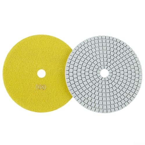 Granit und Marmor 7 Zoll Polieren für Pads Effektive Lösungen für Nass- und Trockenschleifen von Natursteinoberflächen (100#) von Oceanlend