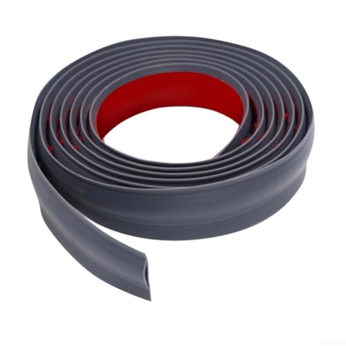 Gummirand, flexible dekorative Spleißstreifen, für Sperrholz, Glas, Flexiglas und Blechteile (grau) von Oceanlend